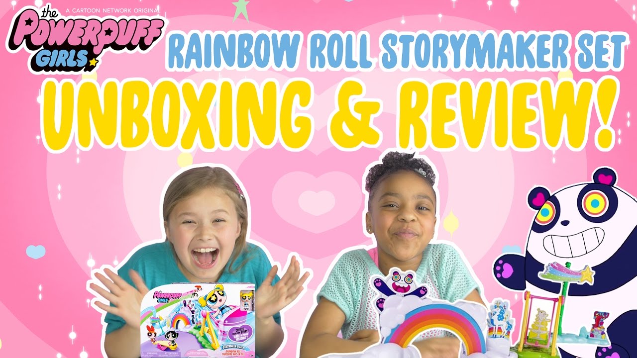 TOY TUESDAYS | Unboxing & Review: RAINBOW ROLL STORYMAKER PLAY SET! | Powerpuff Girls