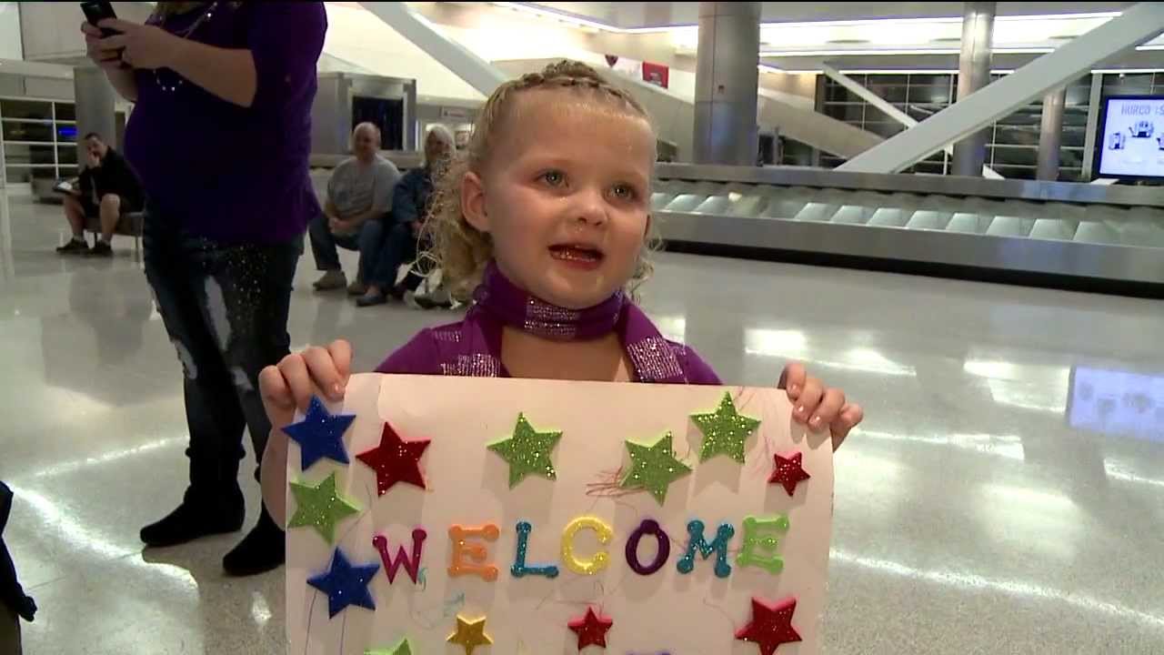 Santa Brings Father Home For X-Mas
