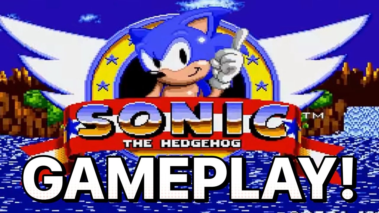 I PLAYED SONIC THE HEDGEHOG FOR THE FIRST TIME AND IT WAS INSANE!