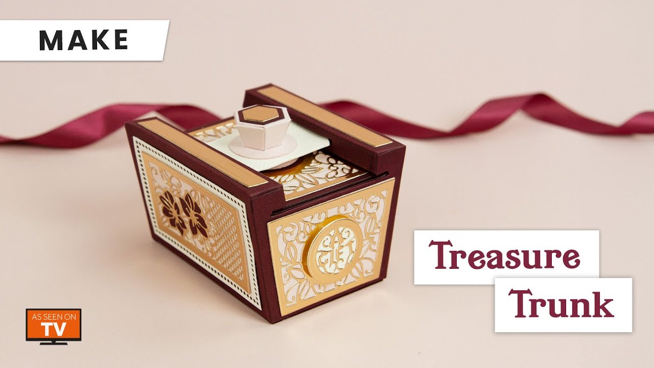 Leo Shows How To Assemble the Treasure Trunk Gift Box | Tonic Studios
