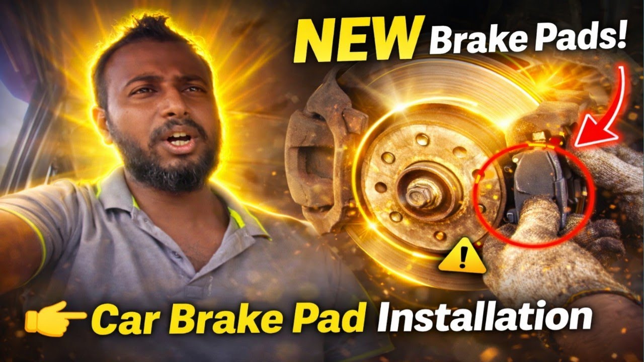 👉 Brake Pad Completely Worn Out 😱 | New Car Brake Pad Installation / Sunil Gowda daily vlog 🤝