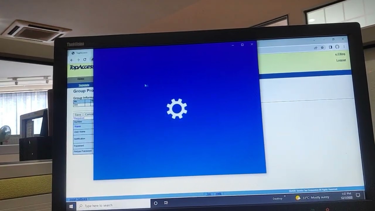 SETUP SCAN TO FOLDER (SMB) TOSHIBA PHOTOCOPY MACHINE