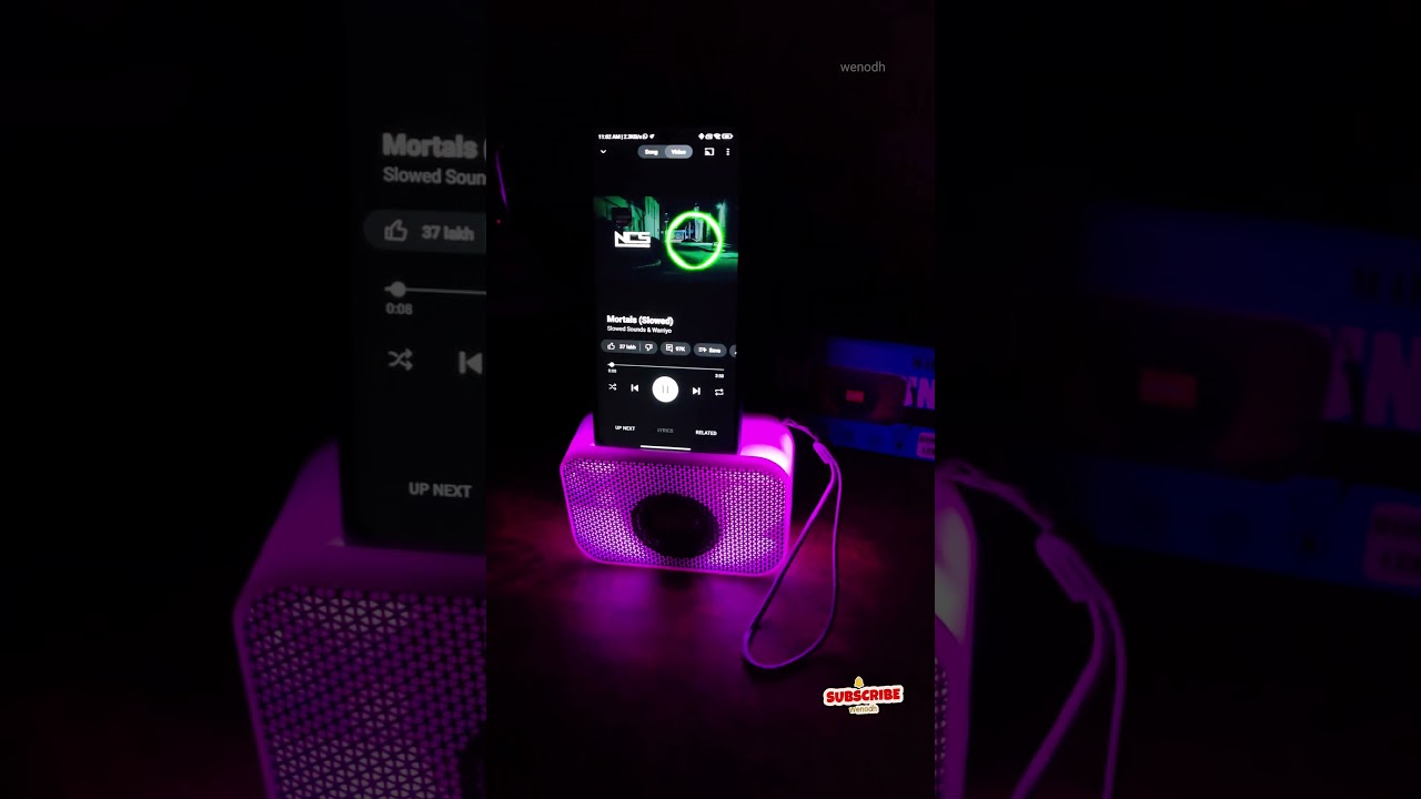 MZ M412SP Portable Bluetooth Speaker | 5W Dynamic Thunder Sound | High Bass, 1200mAh Battery