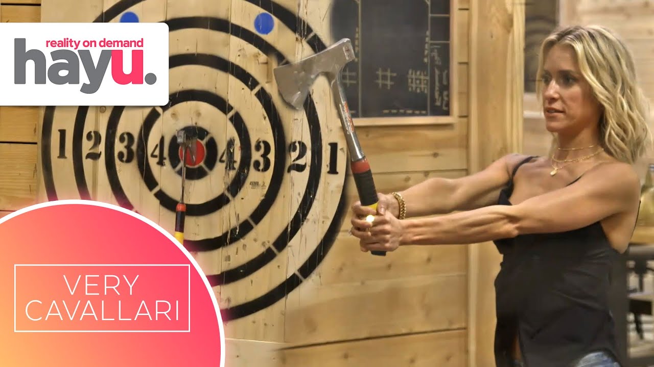 Kristin and Jay Take Justin and Scoot Axe Throwing | Season 3 | Very Cavallari