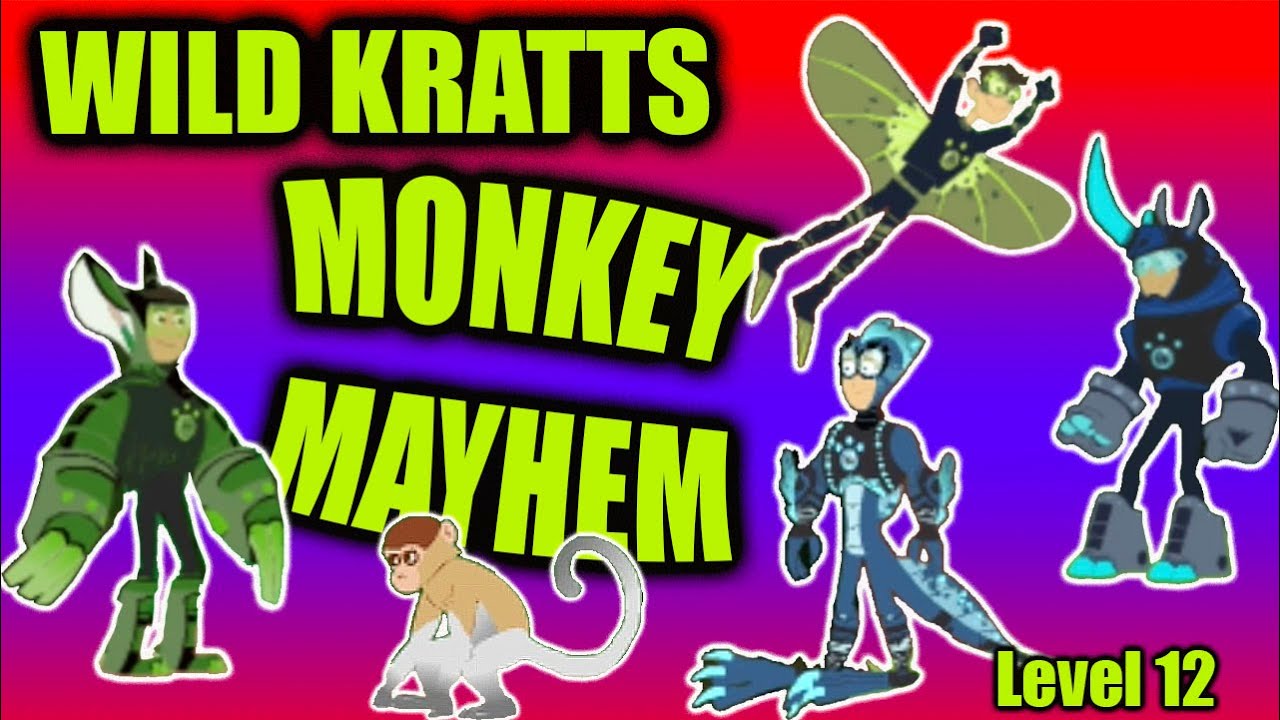Wild Kratts Games | Martin Kratt and Chris Kratt Monkey Mayhem Level 12 | Wild Kratts PBS Kids Games