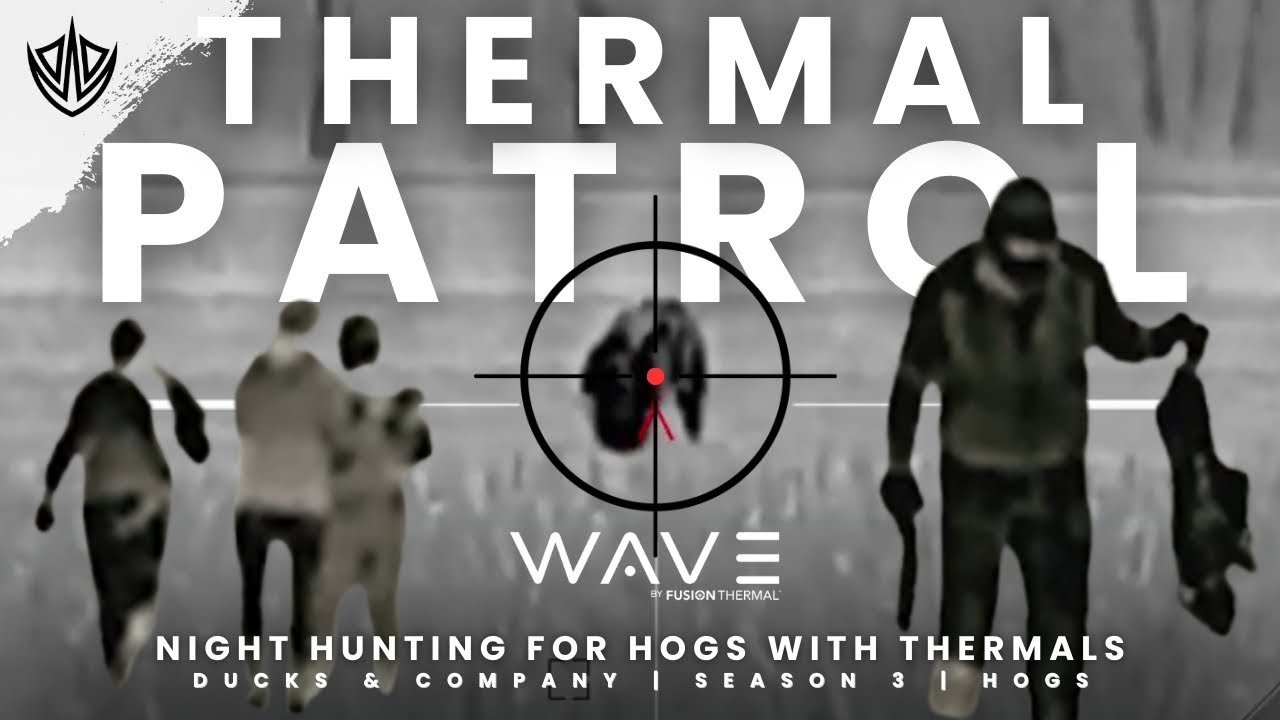 The New WAVE THERMALS are INSANE!! // Night Hunting For Hogs with Custom Built Rifles. WAVE 660D