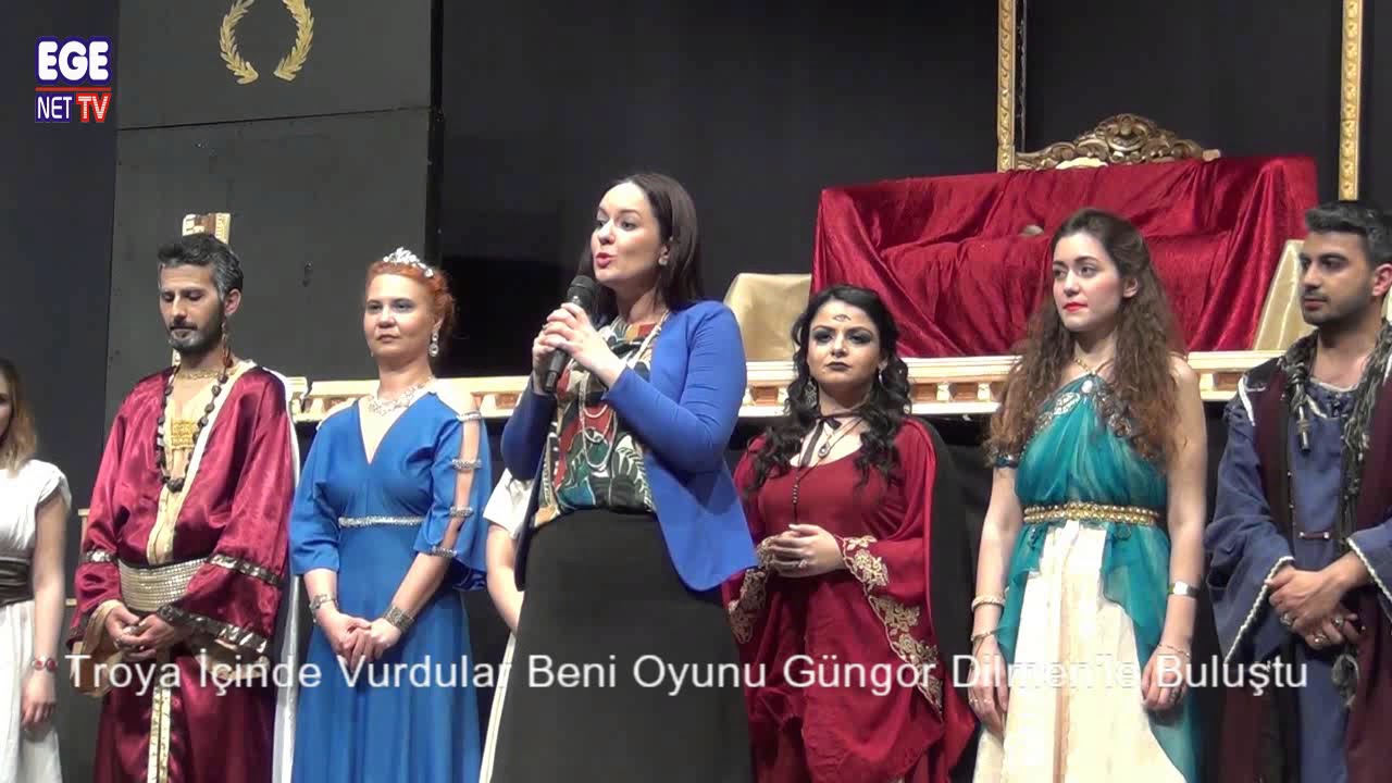 Troya İçinde Vurdular Beni Oyunu Güngör Dilmen'le Buluştu