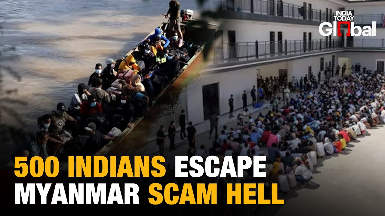 500 Indians Escape Myanmar&rsquo;s Infamous Scam Hubs, Await Repatriation From Thailand
