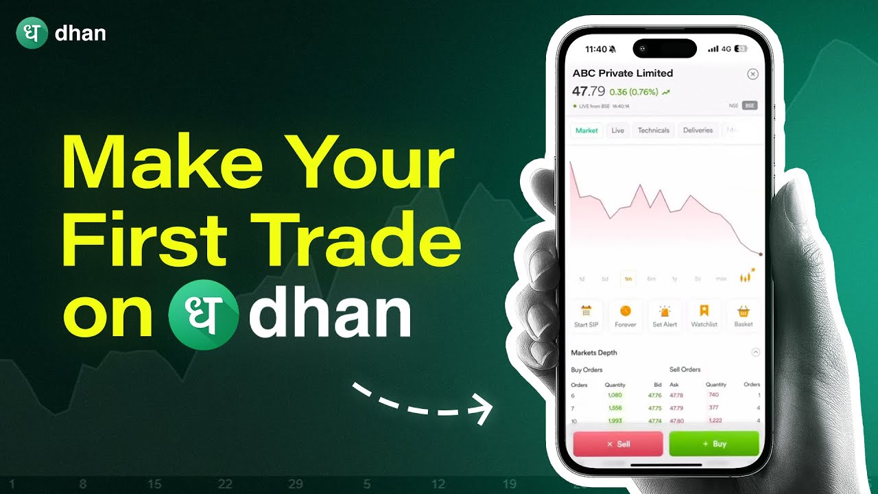 Steps To Make Your First Trade on Dhan