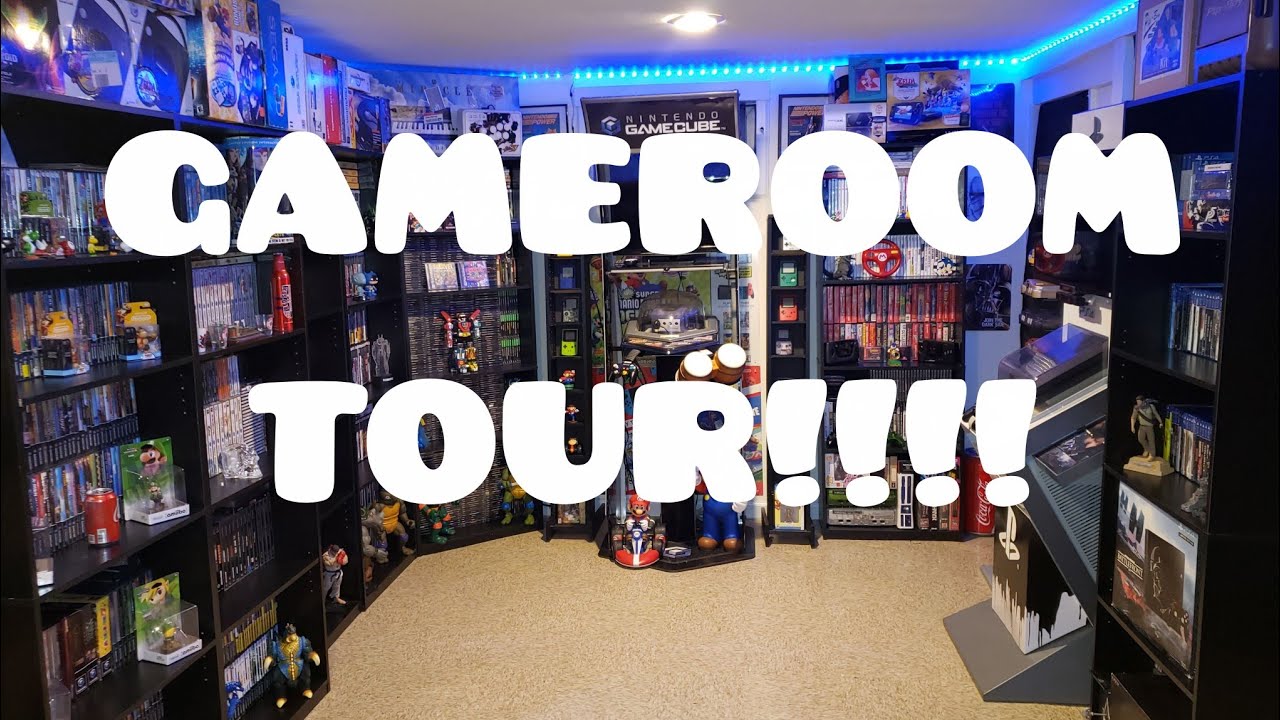 My First (and last) Gameroom tour!!!!! Saying Goodbye to my Collection!!