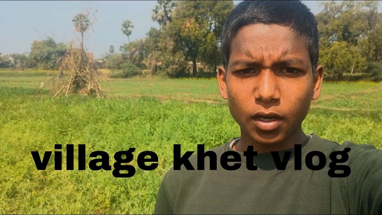 Village khet vlog 😲
