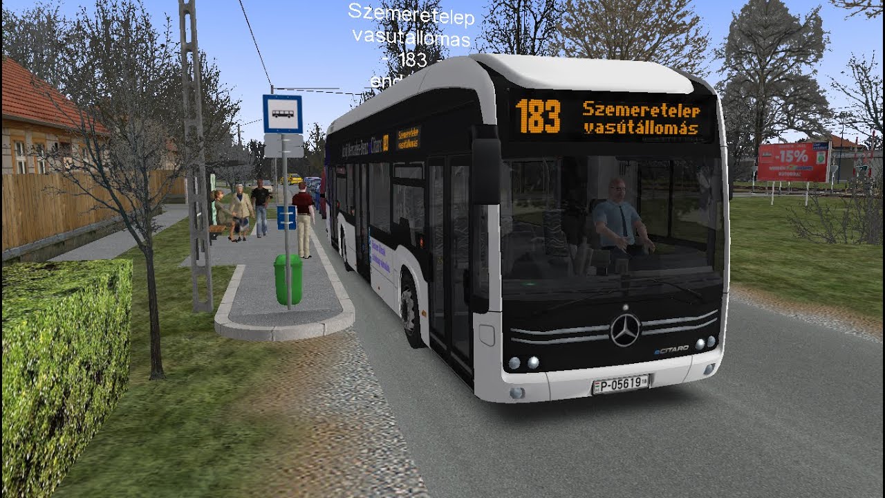 Omsi 2 / Délpest 5.2 / 183 Busz / Mercedes eCitaro