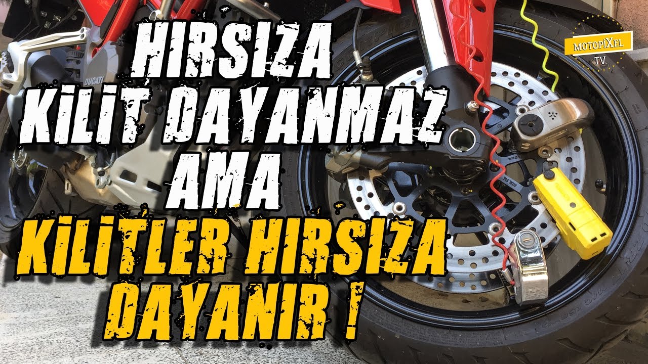 Motosiklet Hırsızlığına Karşı Alınabilecek Önlemleri Sıraladık...