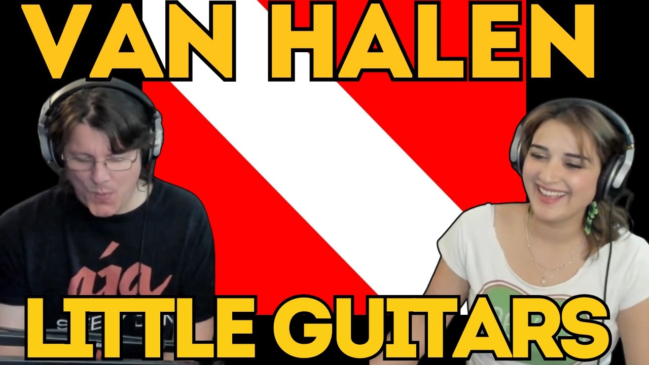 VAN HALEN - Little Guitars | GUITAR COUPLE FIRST TIME REACTION | He never disappoints!