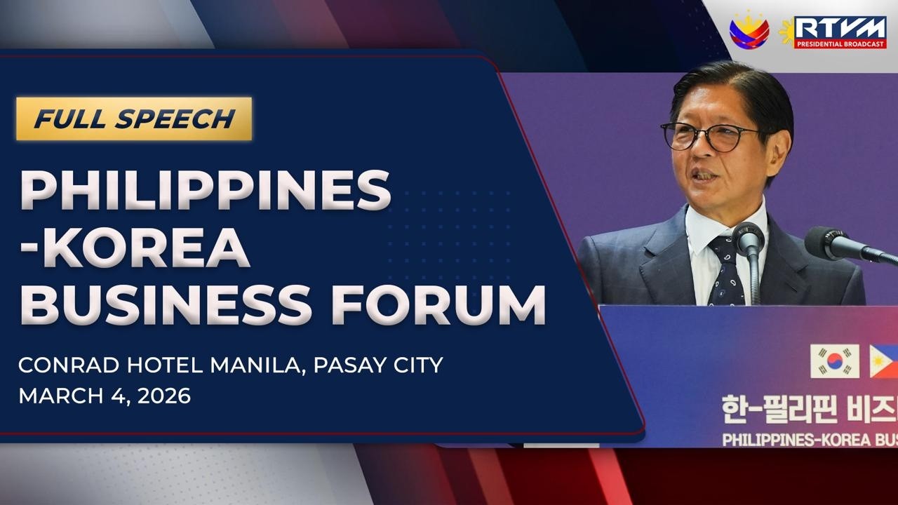 Philippines-Korea Business Forum Conrad Hotel Manila (Speech)