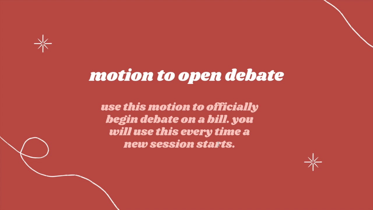 North Model Congress Parliamentary Procedure Guide