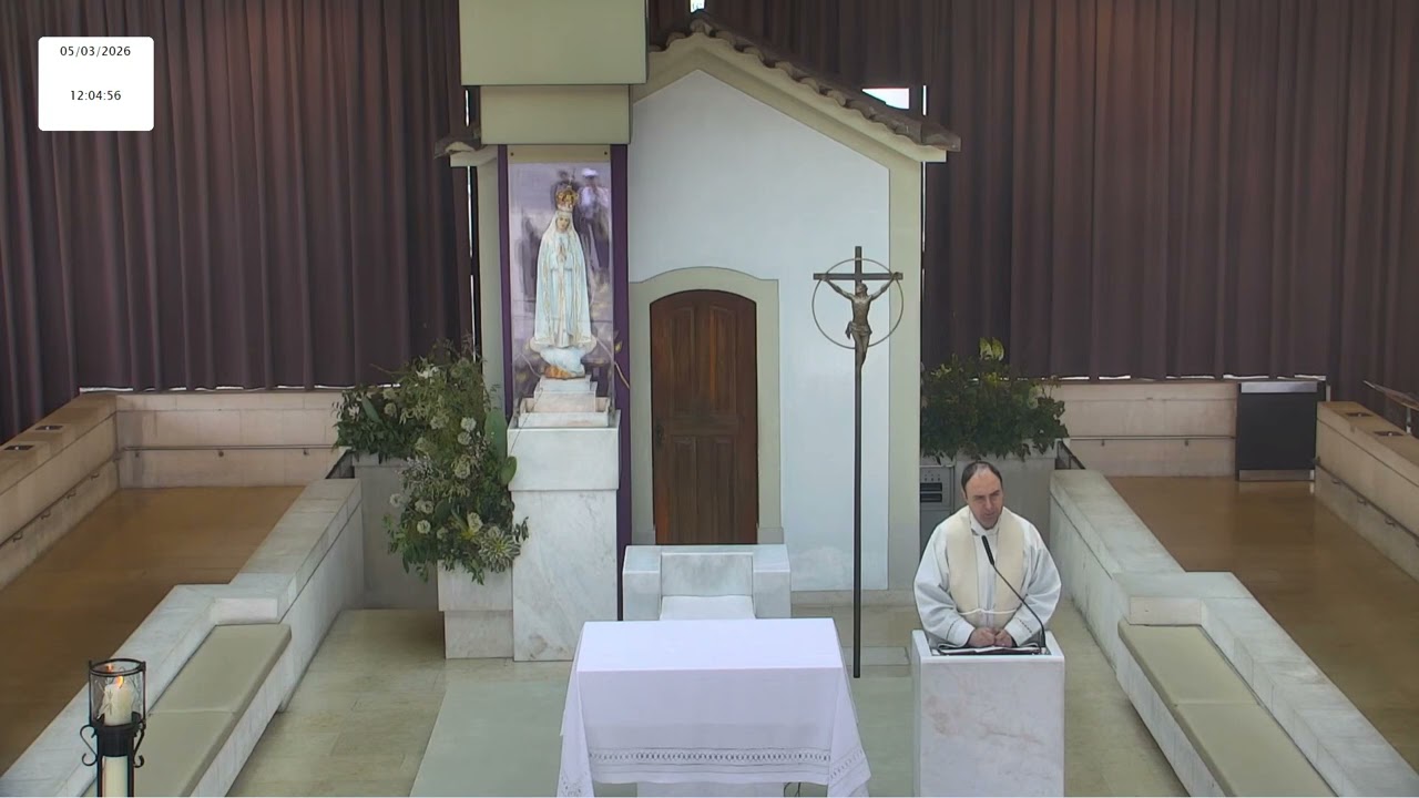 Terço a Nossa Senhora de Fátima desde a Capelinha das Aparições 05.03.2026