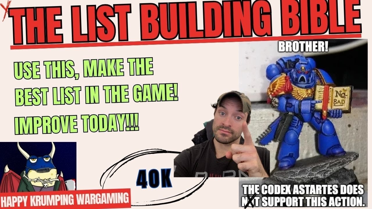 &ldquo;STOP Building Bad 40k Lists &ndash; Follow These New Rules Instead&rdquo; Warhammer 40k!