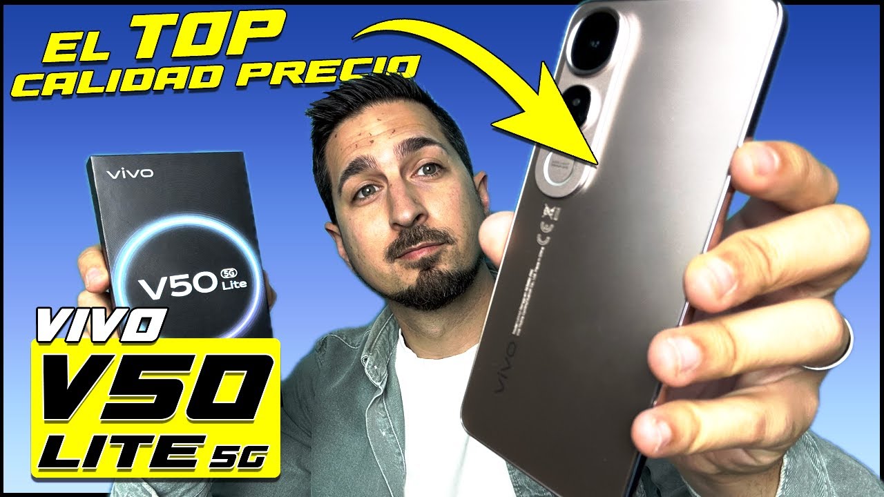 Vivo V50 Lite 5G🔥 El mejor CALIDAD PRECIO que he probado ESTE AÑO! Review completa! TOP GAMA MEDIA.