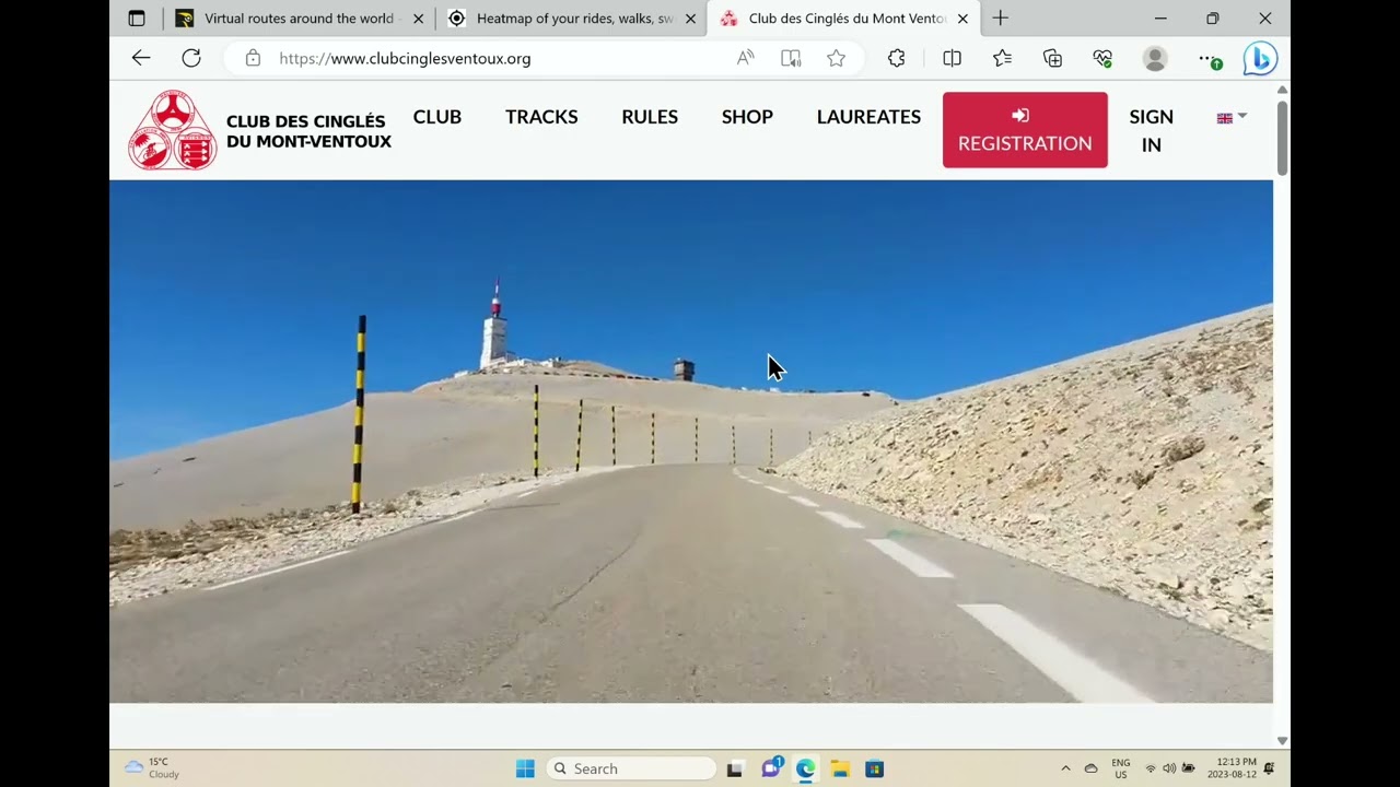 My HomeMade Rouvy Challenge up the Mont Ventoux! Cycling journeys... Check it out Now!