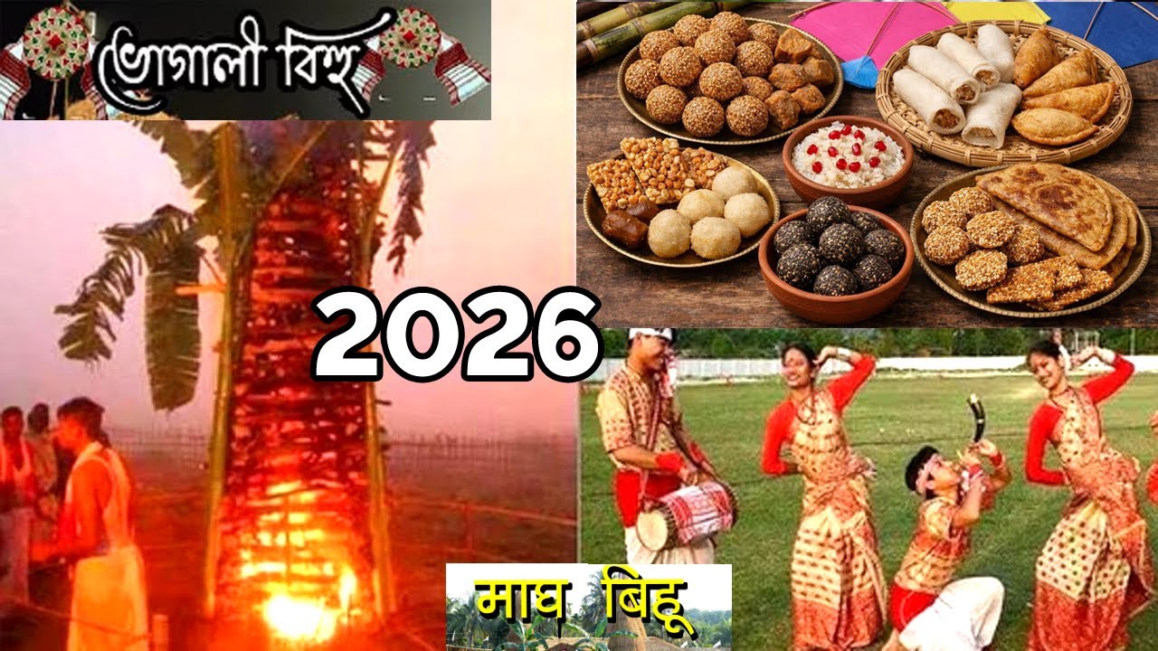 Assam Magh Bihu Festival 2026 🎉   Dance, Food & Culture   माघ बिहू असम