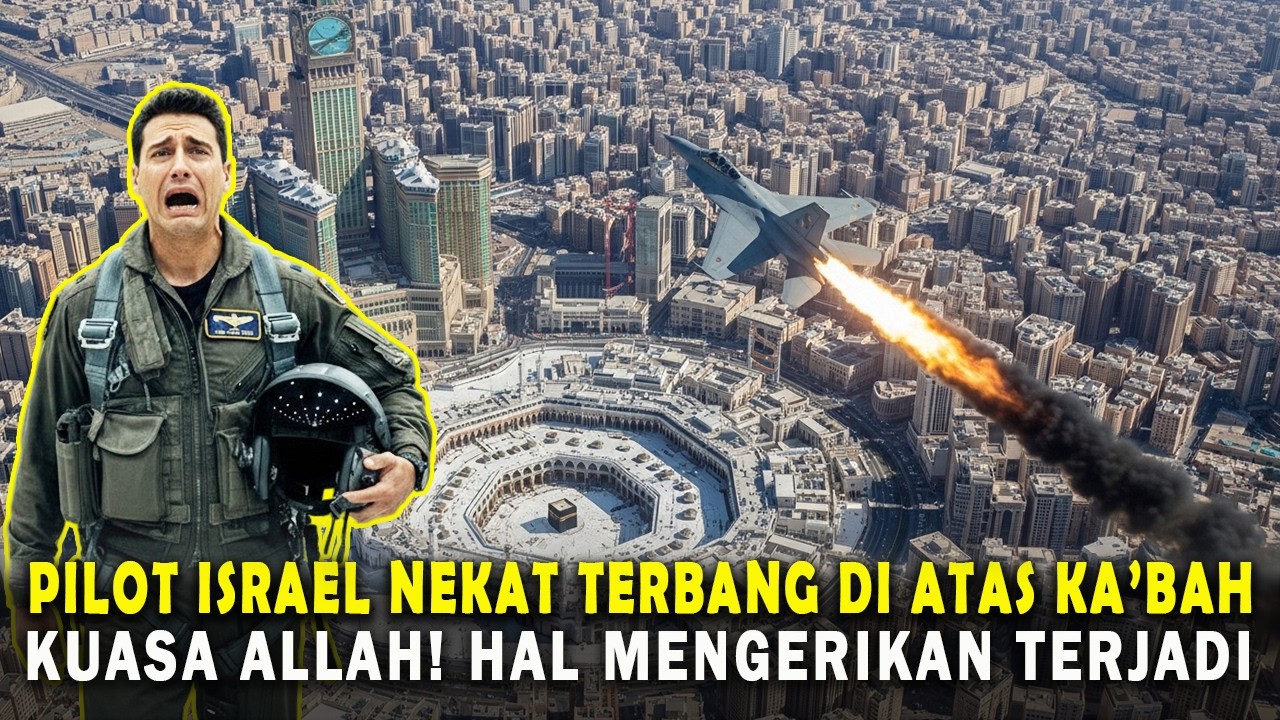 GEMPAR❗ PILOT SOMBONG ISRAEL NEKAT TERBANG DI ATAS KA'BAH, HAL MENGERIKAN TERJADI