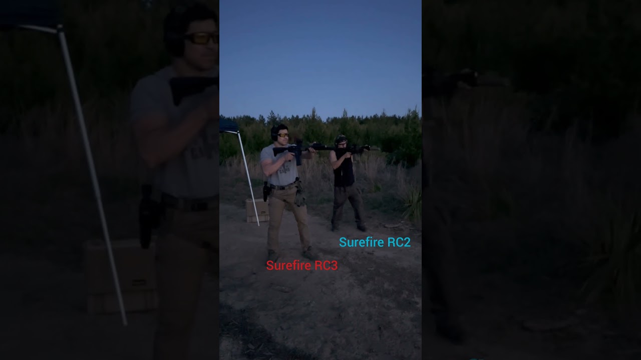 SureFire RC2 vs RC3 &ndash; Flash & Sound Comparison.