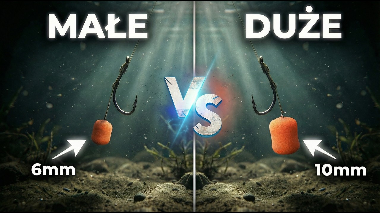 MAŁE  vs DUŻE - TEST PRZYNĘT METHOD FEEDER na  PZW