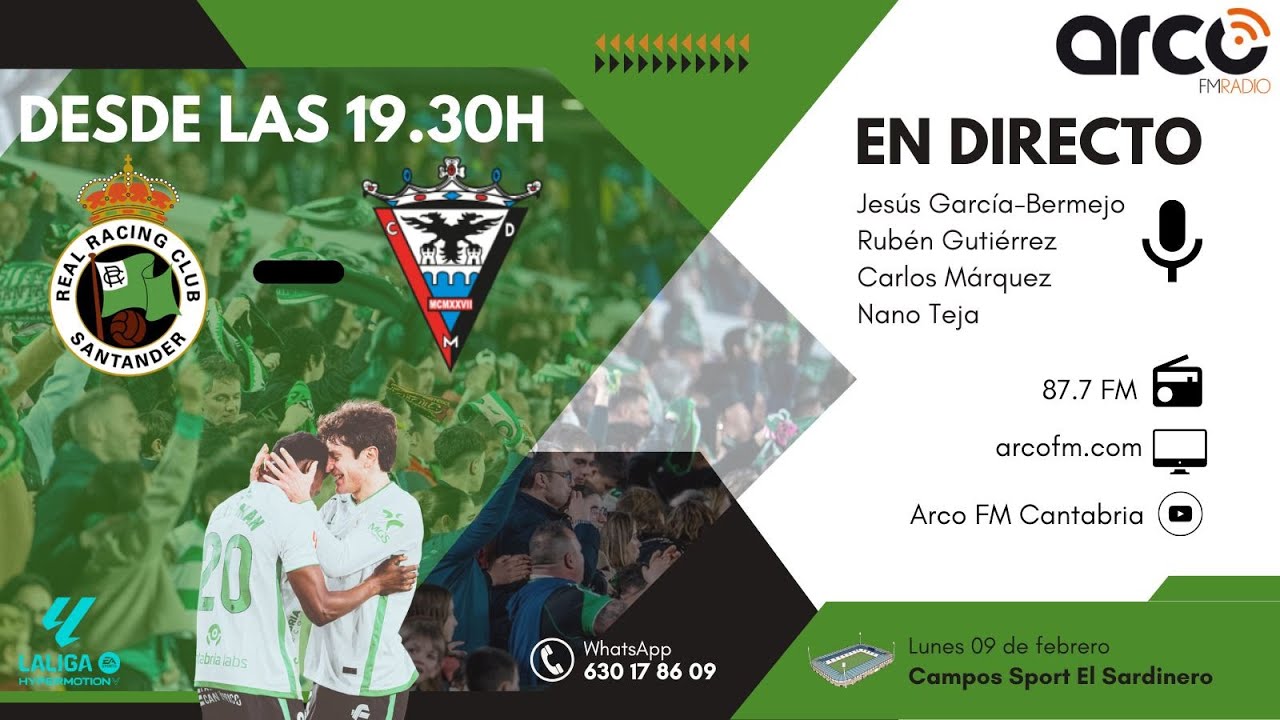 🔴RACING - MIRANDÉS [EN DIRECTO] ⚽09.02.2026