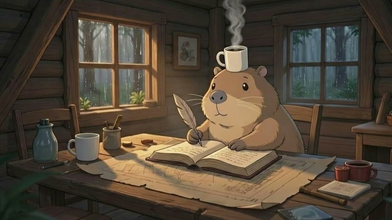 Rainy Forest 🌧️ Calm Lo-Fi for Deep Work & Focus