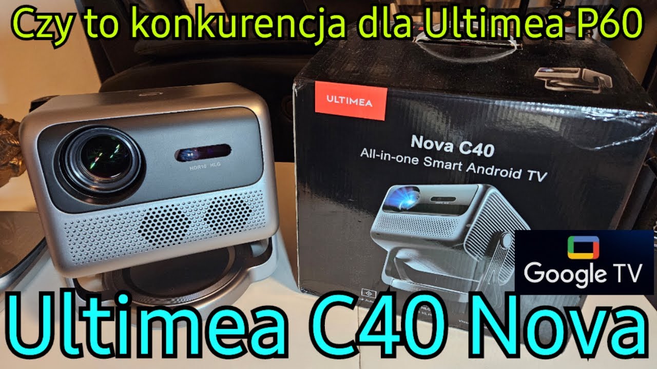 Test projektora Led Ultimea C40 Nova z Android Tv i certyfikatem Netflix