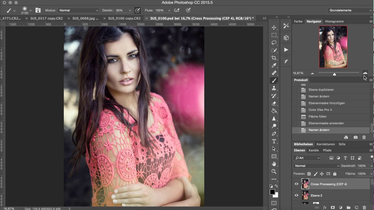 Farblook in Photoshop ver&auml;ndern