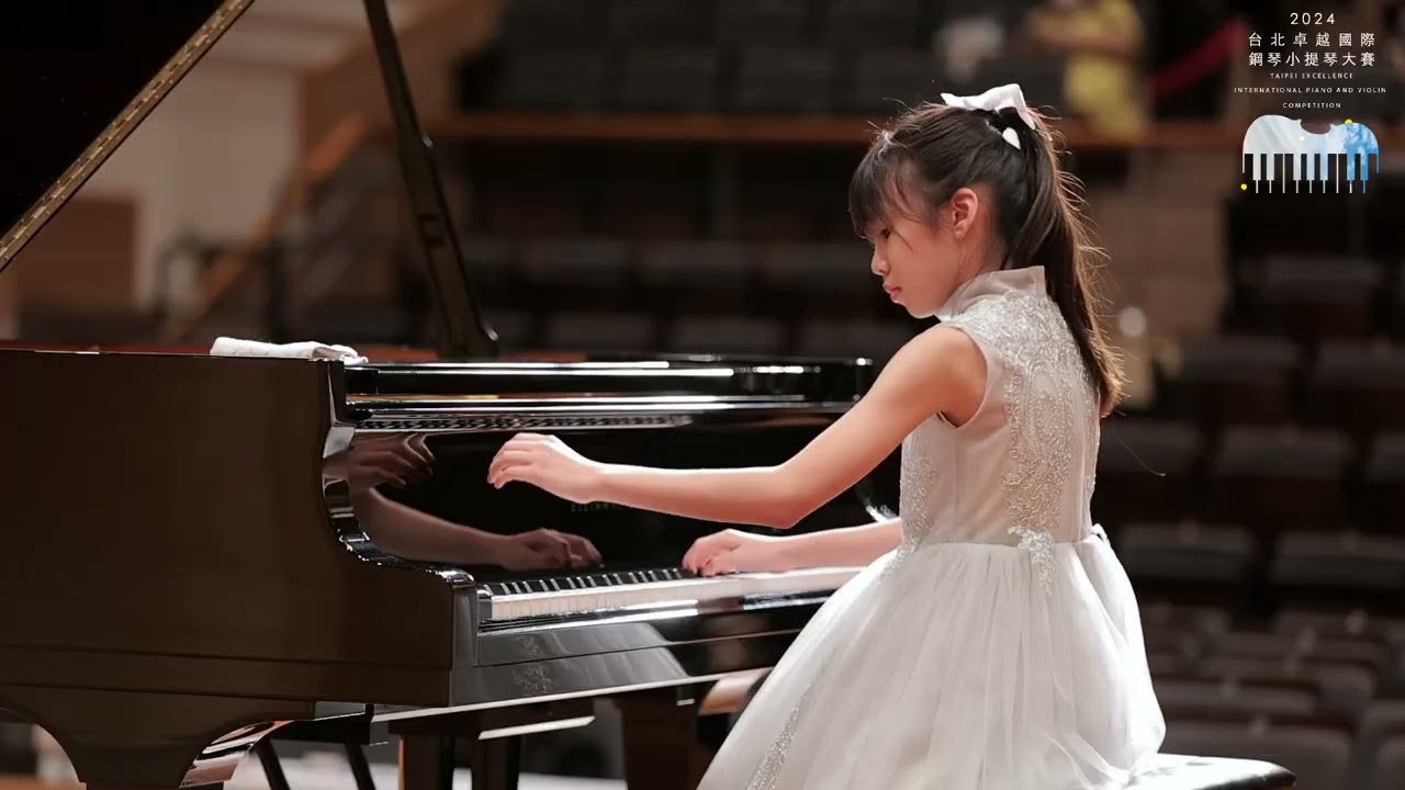 2024台北卓越盃李宣諭11歲Chaminade：Études de concert, Op.35 No. 2