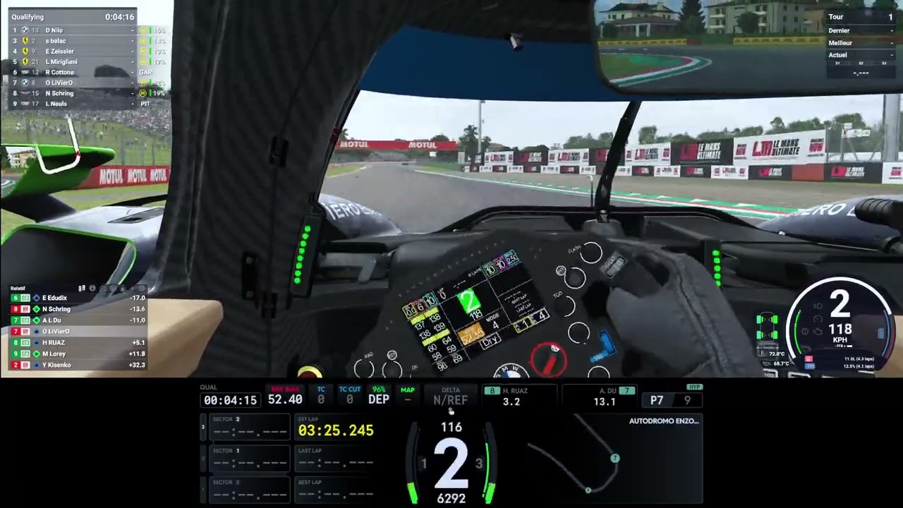 Daily Race Imola Le Mans Ultimate
