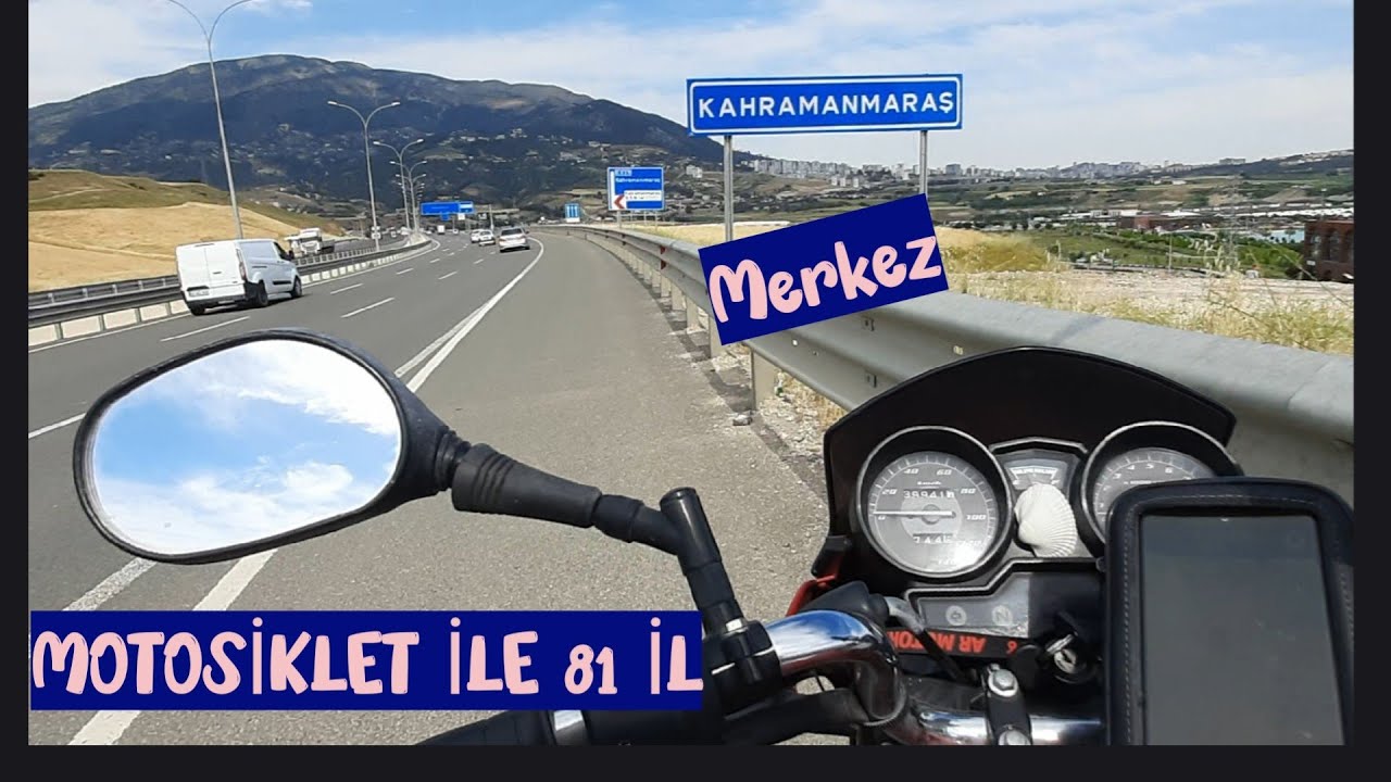 Motosiklet ile Türkiye turu.Maraş Merkez/Kale/Çarşıpazar/Han~Hamam#209 