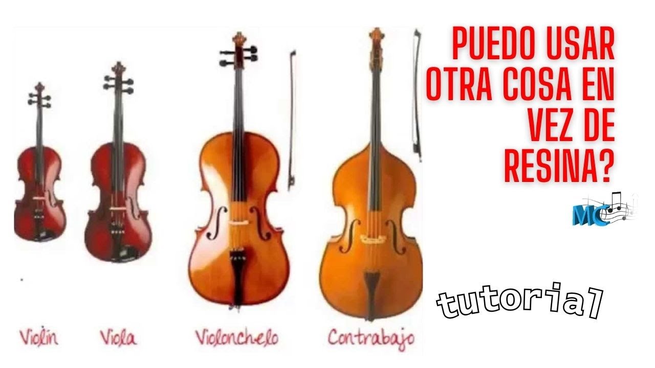 como reemplazar la resina para el arco de violin