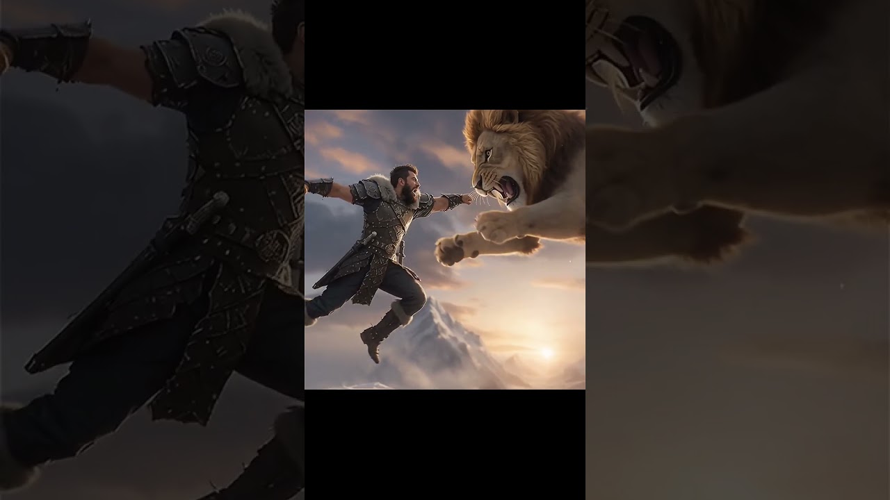 Kings vibe and Lions Roar | Short Clip |#aigenerated #nature #edit #shortdocumentary #ai #lion