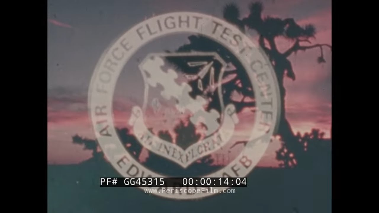 EDWARDS AIR FORCE BASE / FLIGHT TEST CENTER  1950-1980s AIRCRAFT FOOTAGE (SILENT)    GG45315
