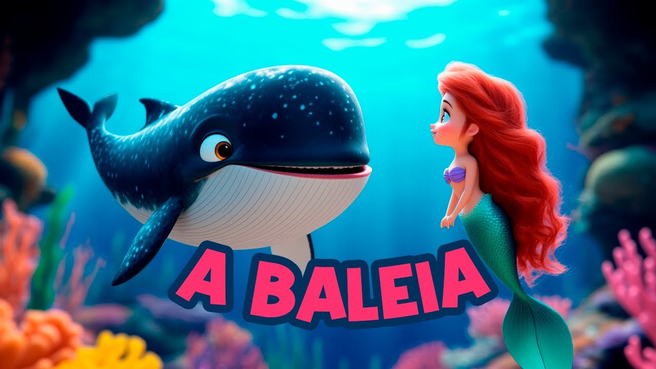 A baleia &eacute; amiga da sereia