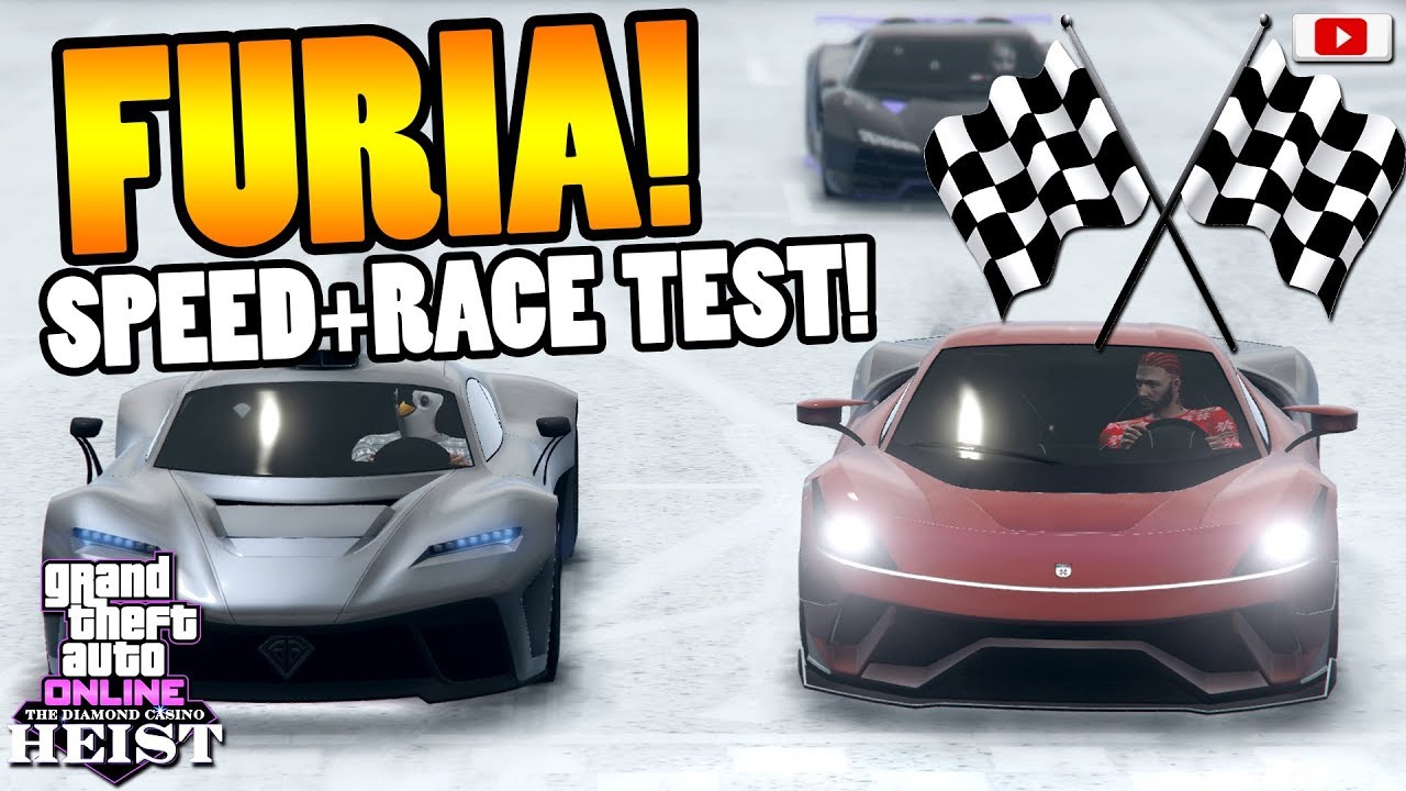 🏁😂1900 PS FÜRN AR***!🏁😂 FURIA Speed + Race Test! [GTA 5 Online Casino Heist Update DLC]