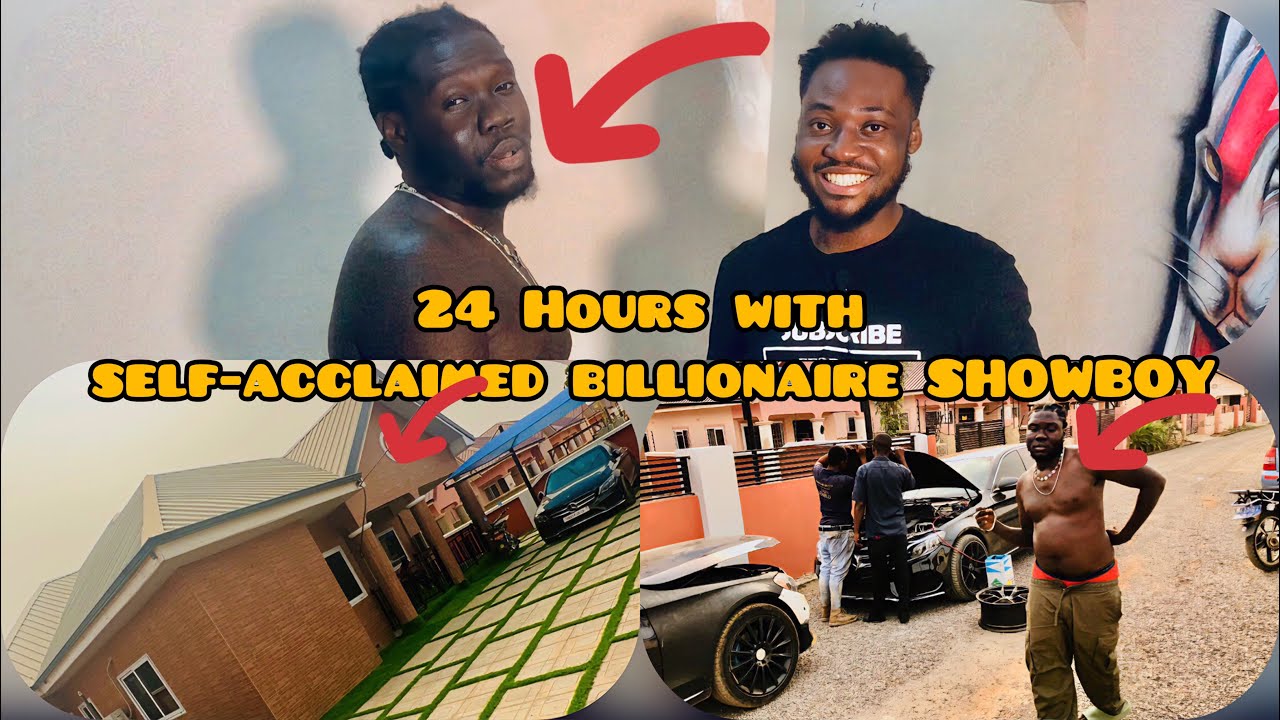 I spent 24 hours with  Ghana’s youngest self acclaimed billionaire Showboy, the musician at 27.