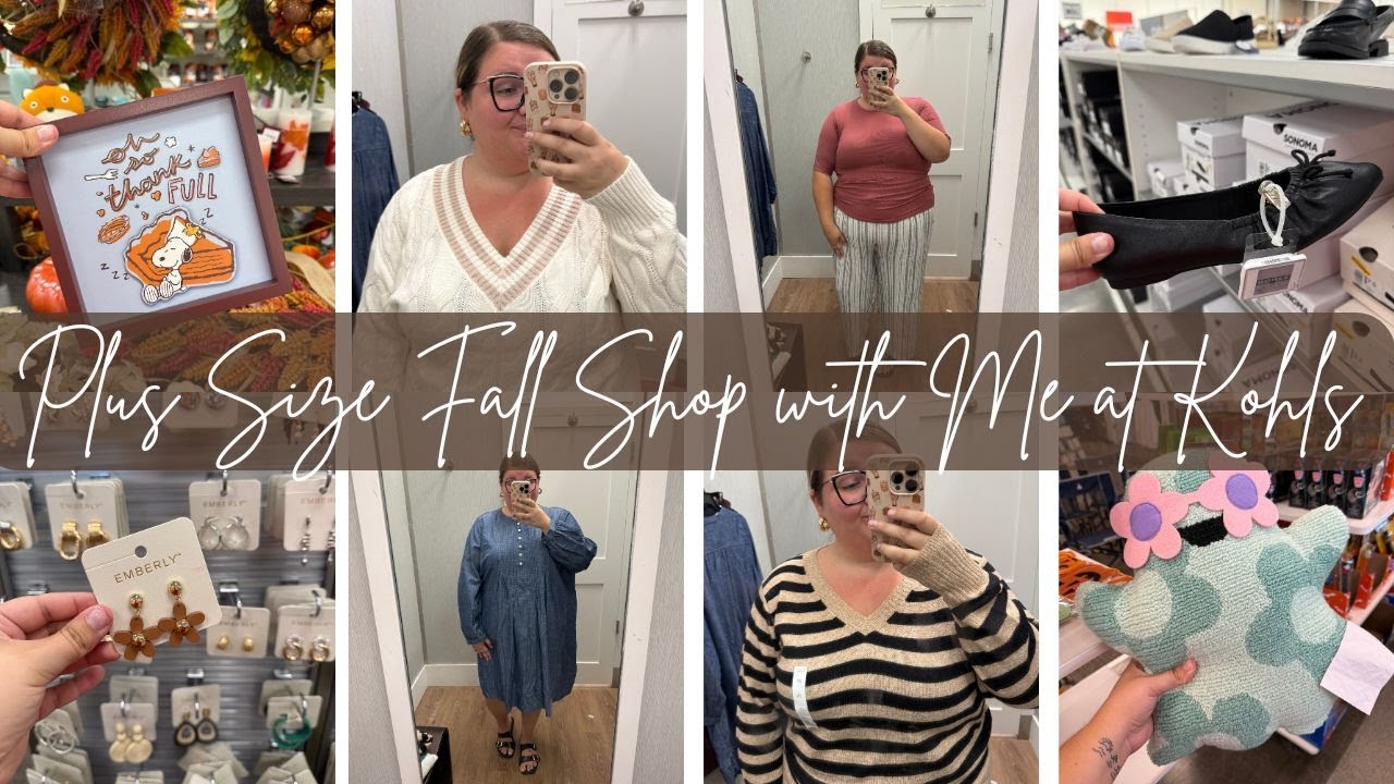 Осенний шопинг со мной в Kohls + Примерочная Plus Size ✨🍂
