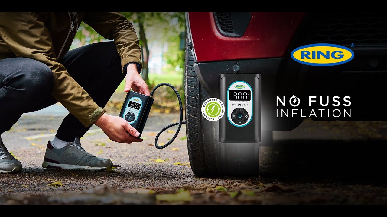 No Fuss Inflation -  Ring RTC4000 Cordless Tyre Inflator