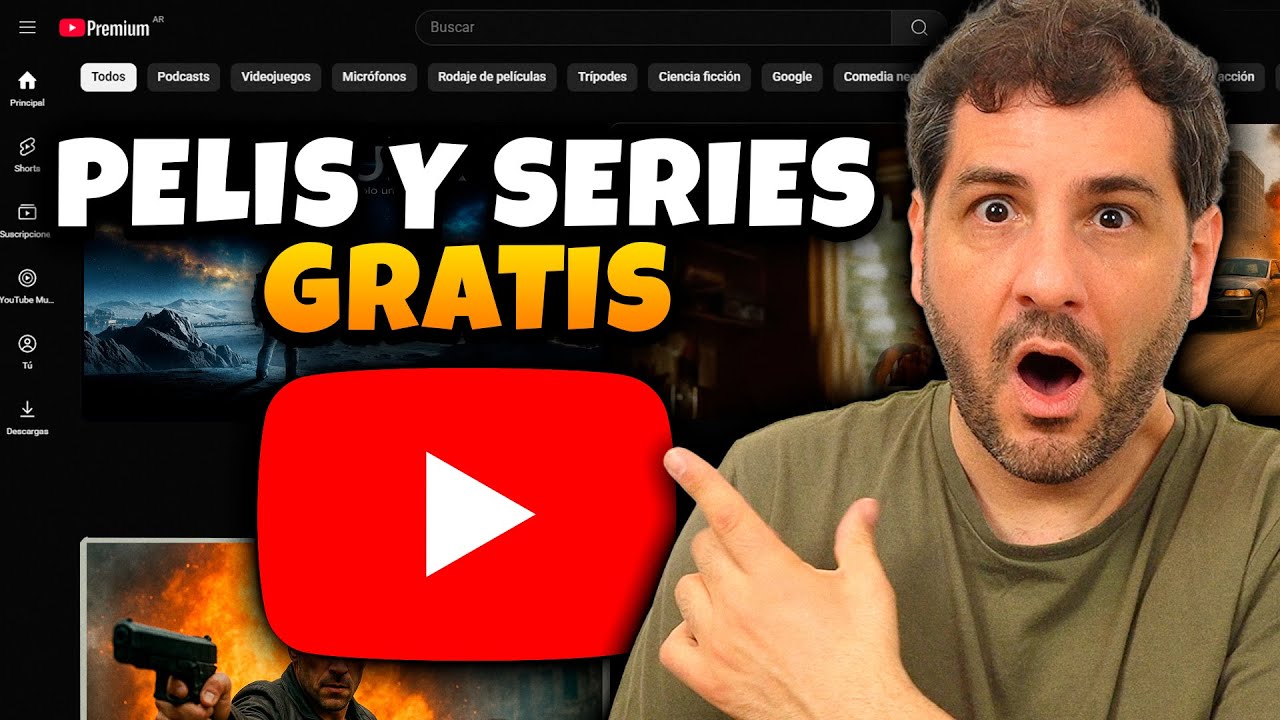 Pel&iacute;culas y Series Gratis (sin salir de YouTube)