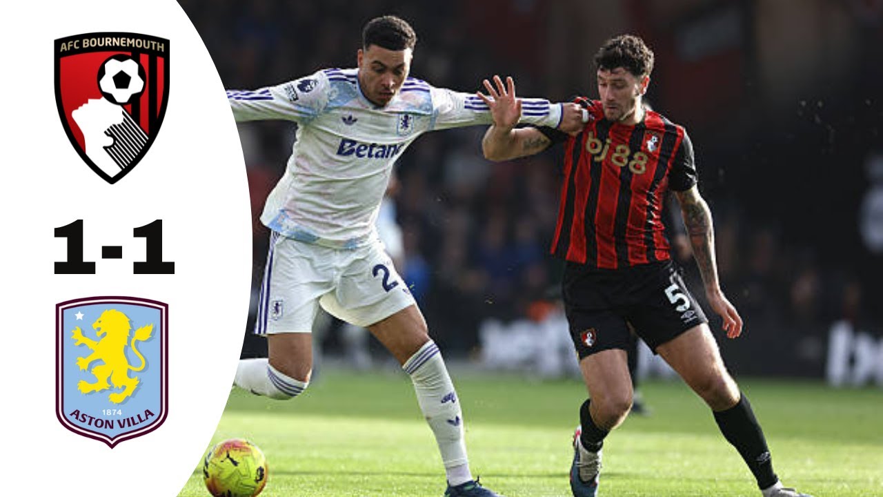 Bournemouth 1-1 Aston Villa | Highlights | Premier League 2026