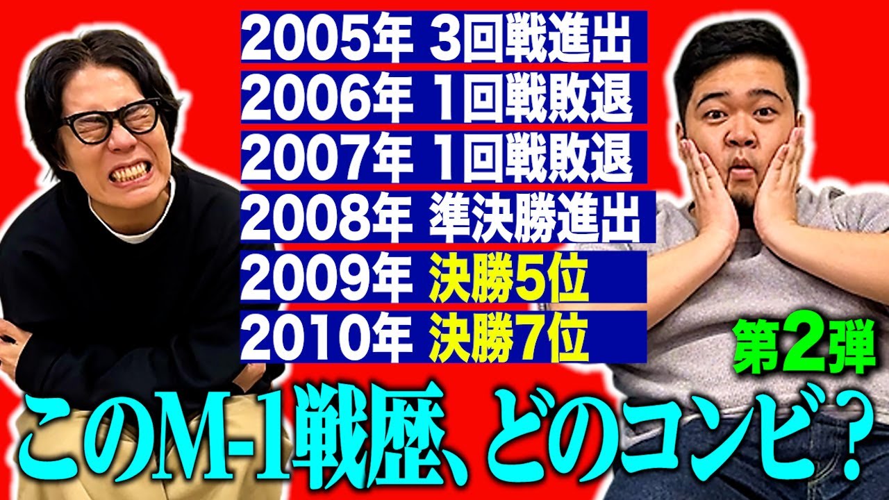 【第2弾】好評企画再び！この成績はどのコンビ！？「M-1戦歴クイズ」【令和ロマン】