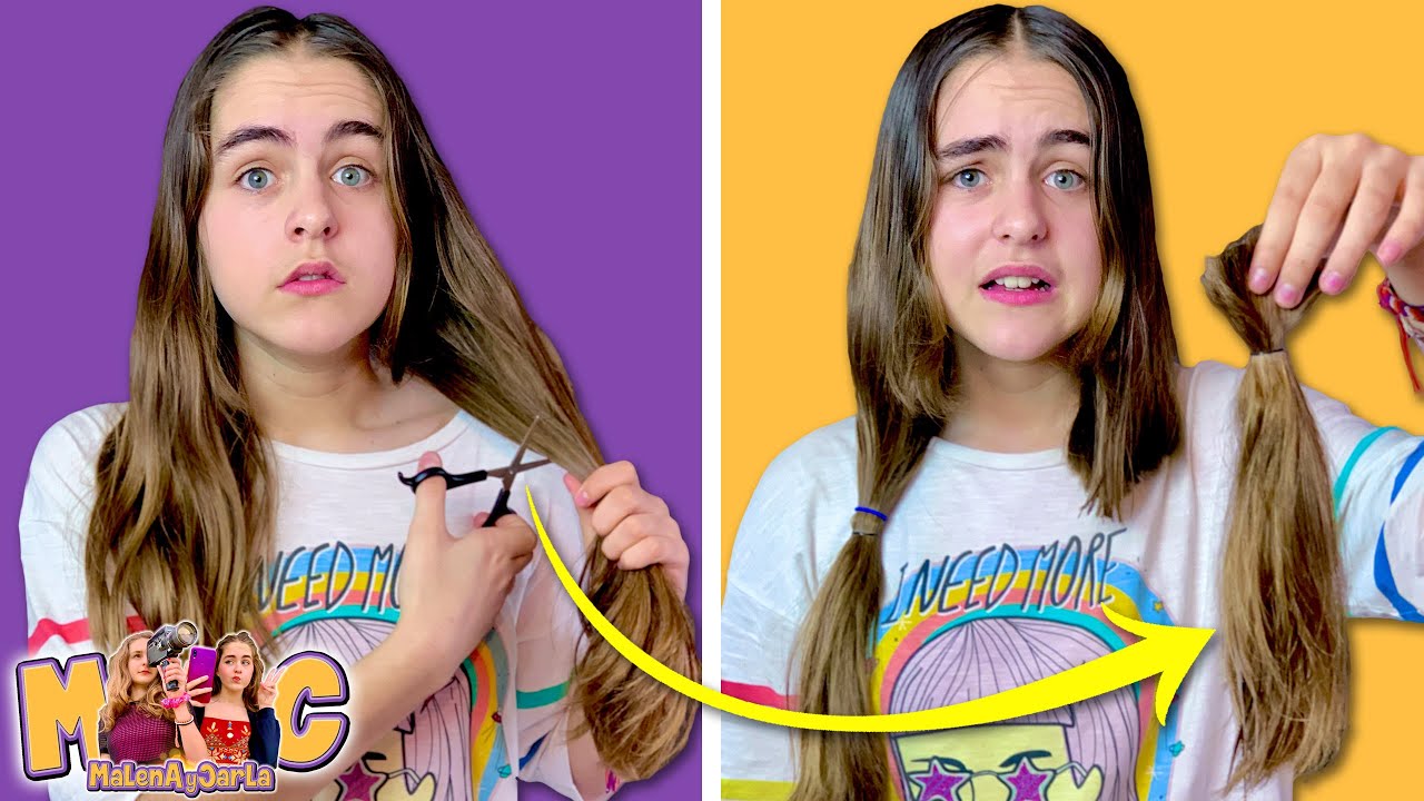 ME CORTO el PELO YO SOLA - CAMBIO de LOOK RADICAL y EXTREMO