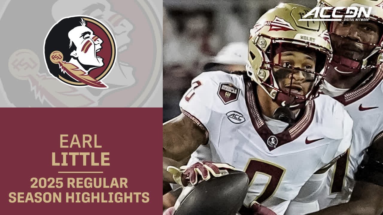Earl Little Jr. 2025 Regular Season Highlights | Florida State Free Safety