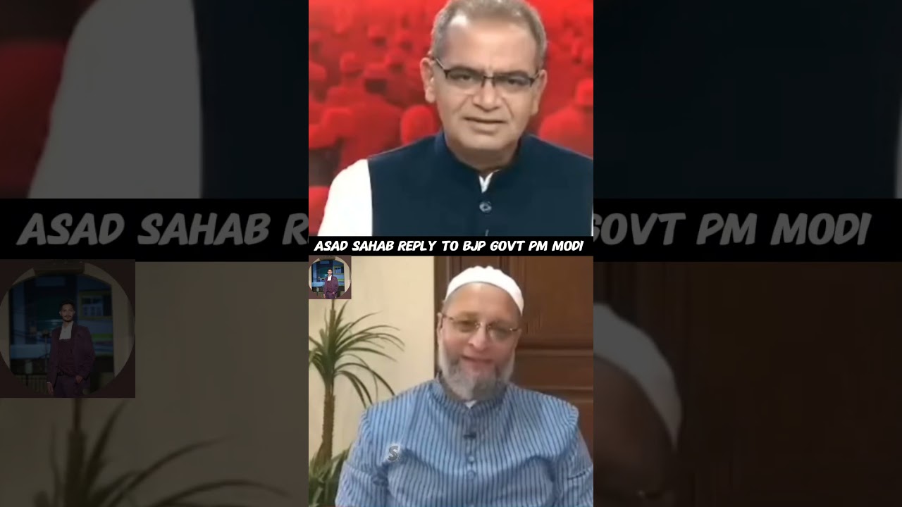 Asad Sahab on Hindu Reply to BJP govt PM modi #aimim #asaduddinowaisi #duet #bjp #pmmodi