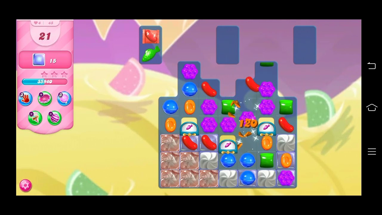 Candy crush saga level 45